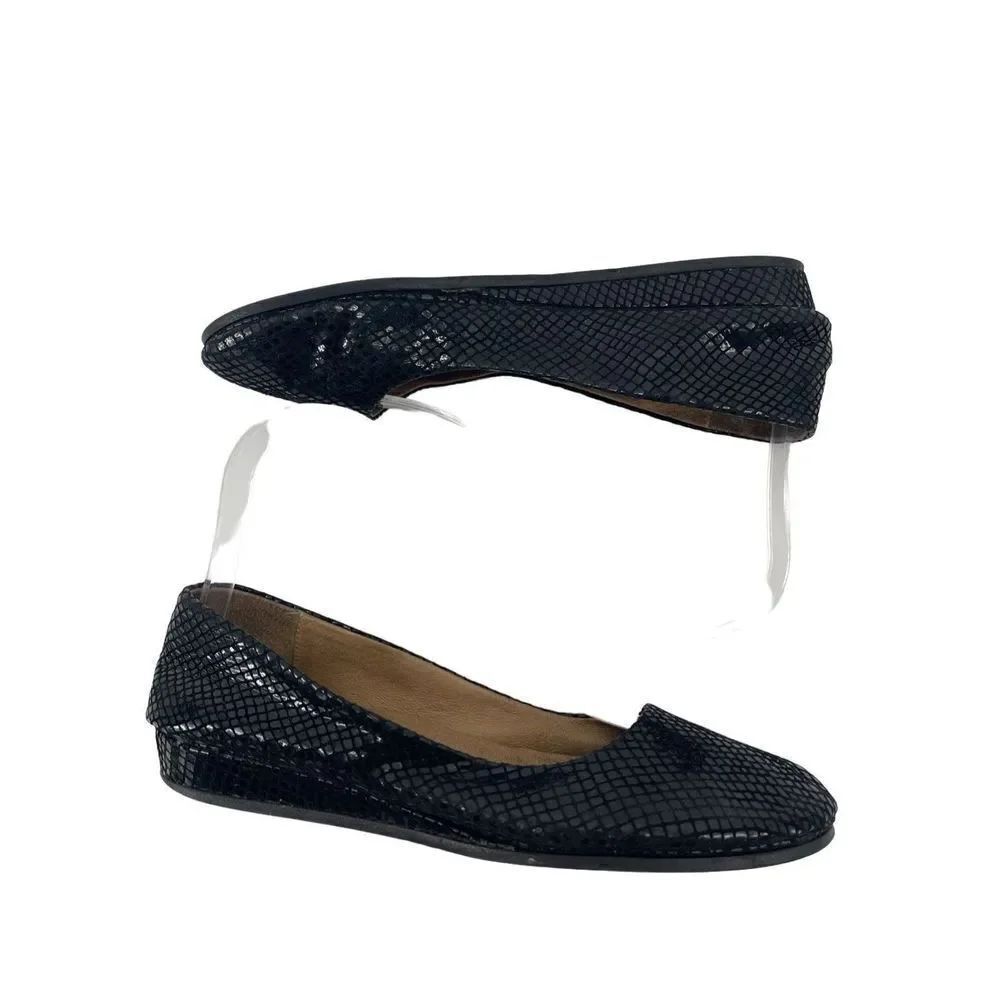 FSNY French Sole NY Zappa low wedge shoe ballet flats shoes made in Italy 6.5